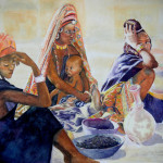 Dori Market, Watercolor