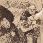 Eli and Jimmy at the Sherborn Inn