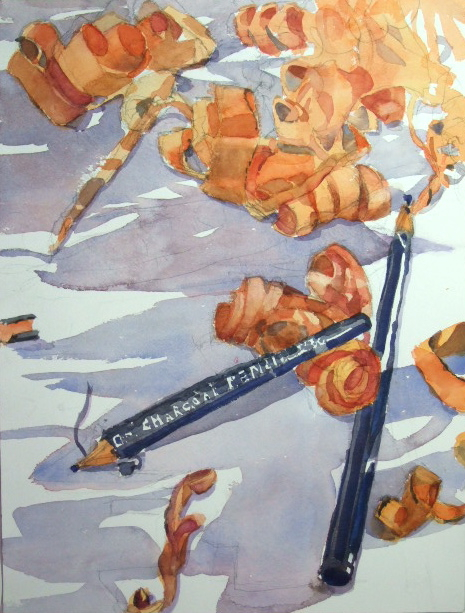Remains of the Day, Watercolor
