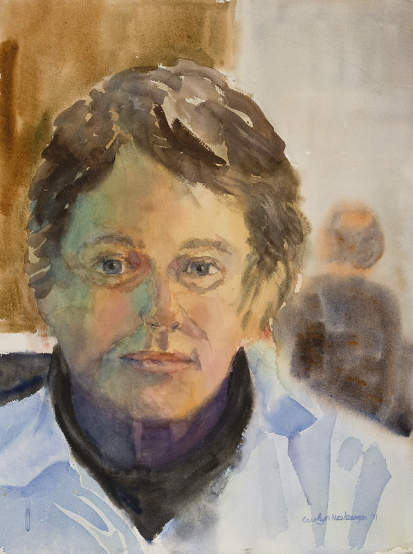 Self Portrait, Watercolor
