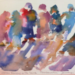 Tuareg Women Dancing in the Sand