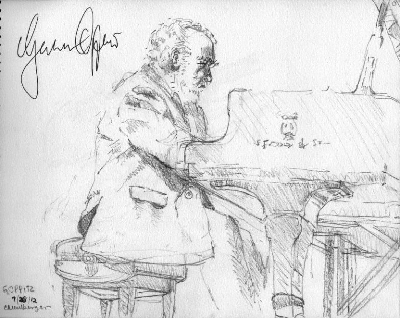 Gerard Oppitz, Graphite on Paper
