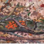 On a log in the September woods