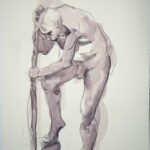 Bent Old Man with Stick